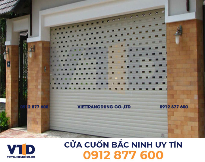 Cửa cuốn khe thoáng nhà ống